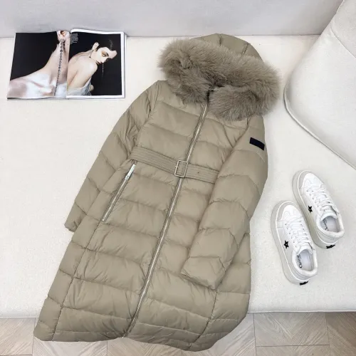 Replica Burberry Down Feather Coat Long Sleeved For Women #1390469 $247.93 USD for Wholesale