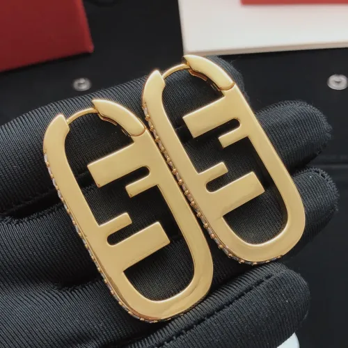 Replica Fendi Earrings For Women #1390556 $34.00 USD for Wholesale