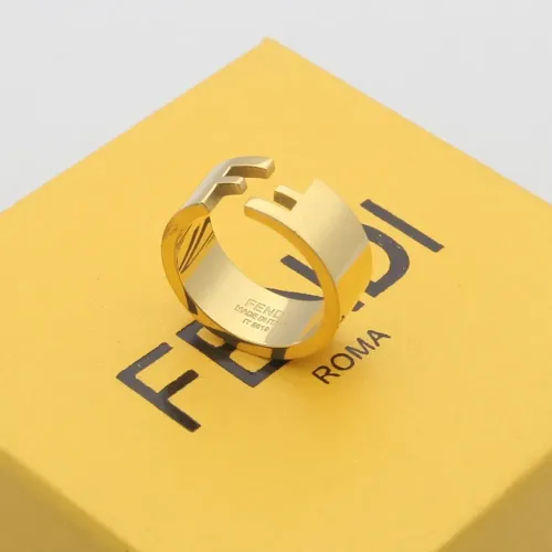 Fendi Rings In Gold #1390579