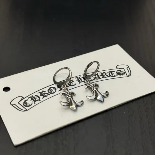Replica Chrome Hearts Earrings For Women #1390820 $34.00 USD for Wholesale