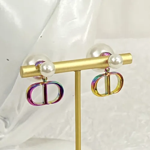 Replica Christian Dior Earrings For Women #1390821 $29.00 USD for Wholesale