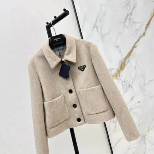 Replica Prada Jackets Long Sleeved For Women #1391127 $140.00 USD for Wholesale