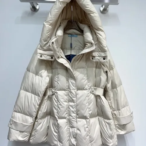 Replica Prada Down Feather Coat Long Sleeved For Women #1391147 $128.00 USD for Wholesale