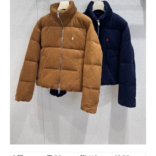 Replica Ralph Lauren Polo Down Feather Coat Long Sleeved For Women #1391155 $182.00 USD for Wholesale
