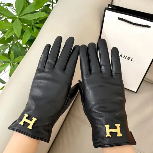 Replica Hermes Gloves For Women #1391486 $56.00 USD for Wholesale