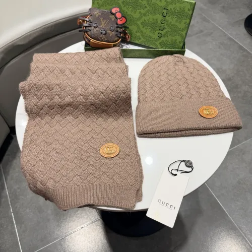Gucci Hat and Scarf Set #1391501 $64.00 USD, Wholesale Replica Gucci Hat and Scarf and Glove Set