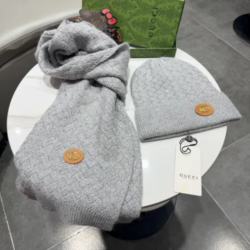 Replica Gucci Hat and Scarf Set #1391503 $64.00 USD for Wholesale