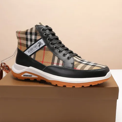 Replica Burberry High Tops Shoes For Men #1391794 $80.00 USD for Wholesale