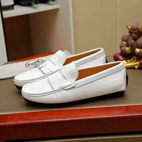 Replica Hermes Leather Shoes For Men #1391860 $72.00 USD for Wholesale