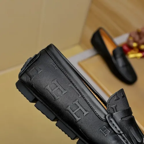 Replica Hermes Leather Shoes For Men #1391862 $72.00 USD for Wholesale