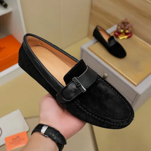 Replica Hermes Leather Shoes For Men #1391868 $72.00 USD for Wholesale