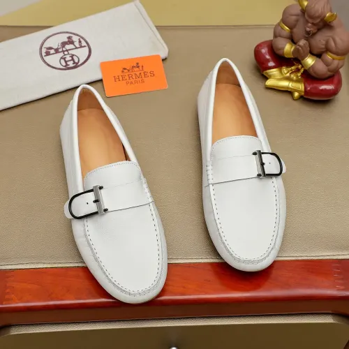 Hermes Leather Shoes For Men #1391869 $72.00 USD, Wholesale Replica Hermes Leather Shoes