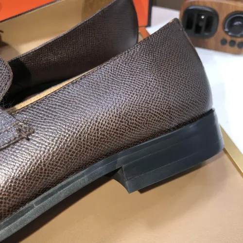 Replica Hermes Leather Shoes For Men #1391925 $98.00 USD for Wholesale
