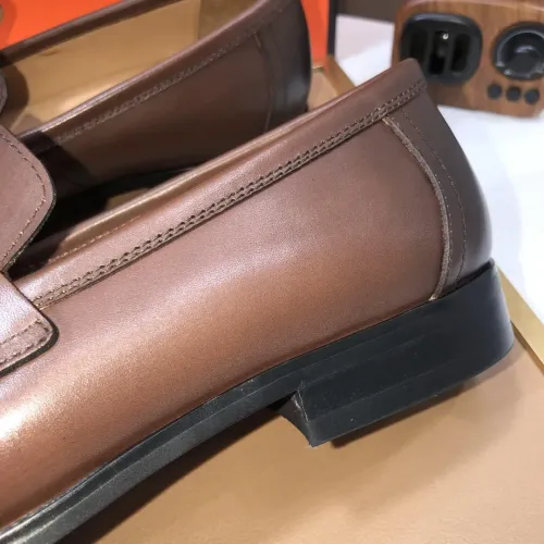Replica Hermes Leather Shoes For Men #1391949 $98.00 USD for Wholesale