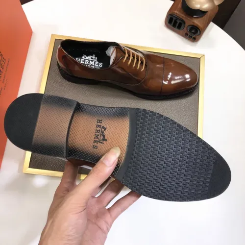 Replica Hermes Leather Shoes For Men #1391963 $88.00 USD for Wholesale