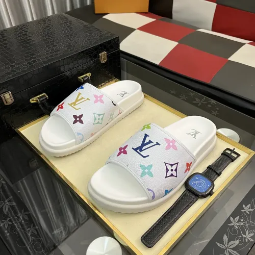 Louis Vuitton Slippers For Men #1392030 $64.00 USD, Wholesale Replica Louis Vuitton Slippers
