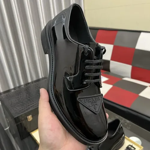 Replica Prada Leather Shoes For Men #1392044 $115.00 USD for Wholesale