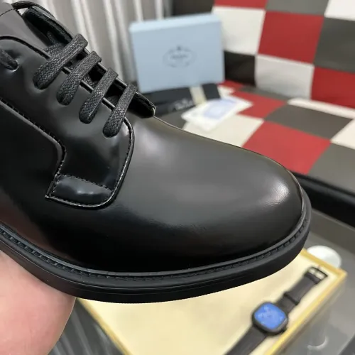 Replica Prada Leather Shoes For Men #1392046 $115.00 USD for Wholesale