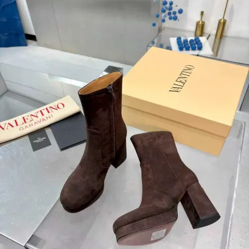 Replica Valentino Boots For Women #1392561 $158.00 USD for Wholesale