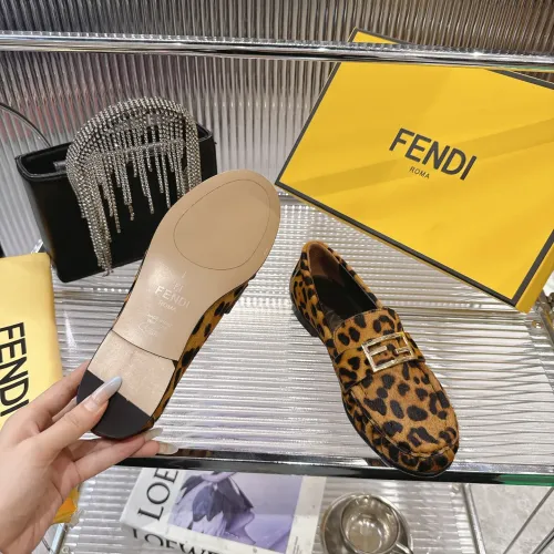 Replica Fendi Leather Shoes For Women #1392623 $102.00 USD for Wholesale