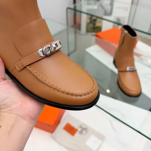 Replica Hermes Boots For Women #1392670 $145.00 USD for Wholesale