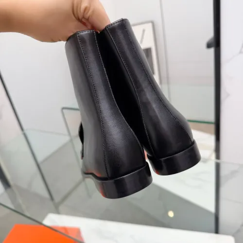 Replica Hermes Boots For Women #1392671 $145.00 USD for Wholesale