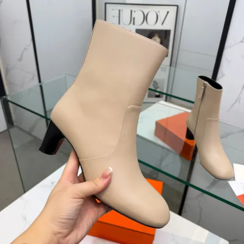 Replica Hermes Boots For Women #1392672 $145.00 USD for Wholesale