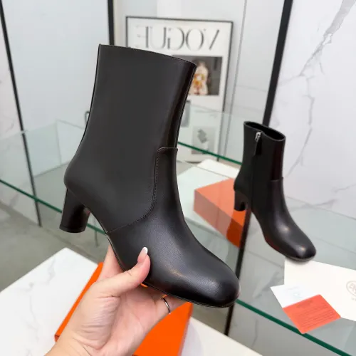 Replica Hermes Boots For Women #1392674 $145.00 USD for Wholesale