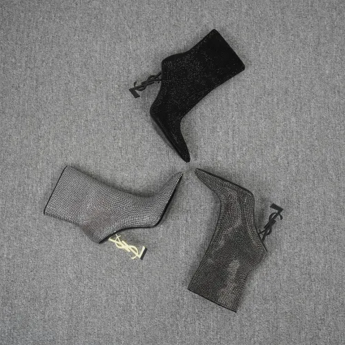 Replica Yves Saint Laurent YSL Boots For Women #1392781 $190.00 USD for Wholesale