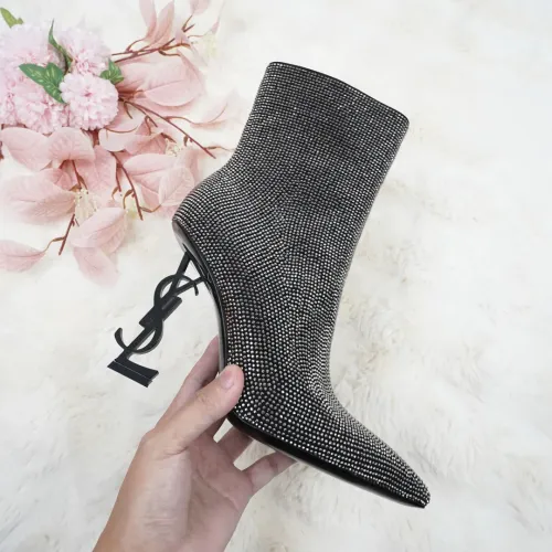 Replica Yves Saint Laurent YSL Boots For Women #1392782 $190.00 USD for Wholesale