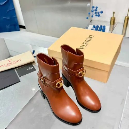 Replica Valentino Boots For Women #1392889 $145.00 USD for Wholesale