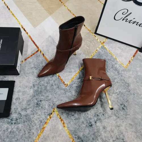 Replica Yves Saint Laurent YSL Boots For Women #1392961 $155.00 USD for Wholesale