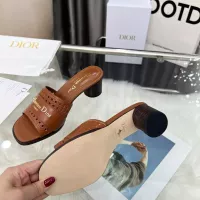$92.00 USD Christian Dior Slippers For Women #1381999