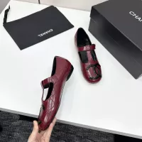 $102.00 USD Chanel Flat Shoes For Women #1382027