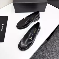 $108.00 USD Chanel Leather Shoes For Women #1382031