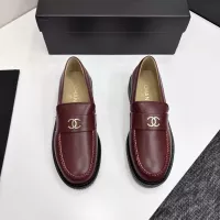 $125.00 USD Chanel Leather Shoes For Women #1382033