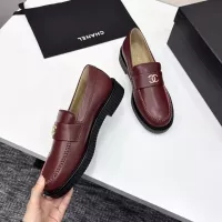$125.00 USD Chanel Leather Shoes For Women #1382033