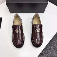 $125.00 USD Chanel Leather Shoes For Women #1382035