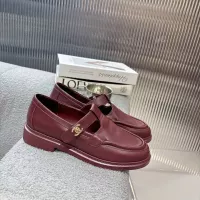$102.00 USD Chanel Leather Shoes For Women #1382183