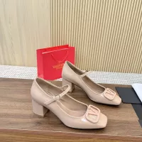 $100.00 USD Valentino High-Heeled Shoes For Women #1382260