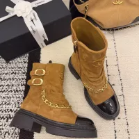 $145.00 USD Chanel Boots For Women #1382310