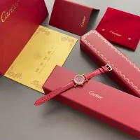 $172.00 USD Cartier AAA Quality Watches In Rose Gold For Women #1382423