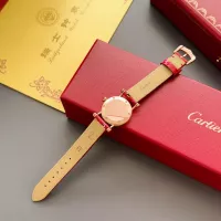 $172.00 USD Cartier AAA Quality Watches In Rose Gold For Women #1382423