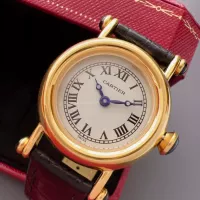 $172.00 USD Cartier AAA Quality Watches In Gold For Women #1382435