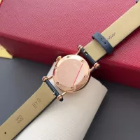 $135.00 USD Cartier AAA Quality Watches In Navy For Women #1382440