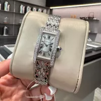 $185.00 USD Cartier AAA Quality Watches For Women #1382501