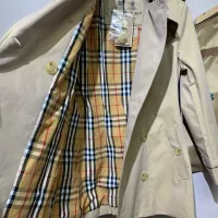 $162.00 USD Burberry Trench Coat Long Sleeved For Women #1387265