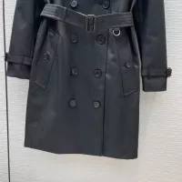 $162.00 USD Burberry Trench Coat Long Sleeved For Women #1387276