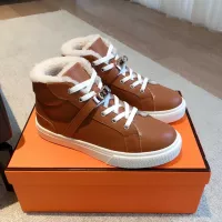$145.00 USD Hermes High Tops Shoes For Women #1387549