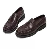 $135.00 USD Bottega Veneta BV Leather Shoes For Men #1387962